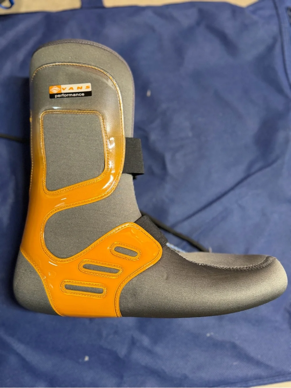 Vans Men's Gray and Blue Snowboard Boots